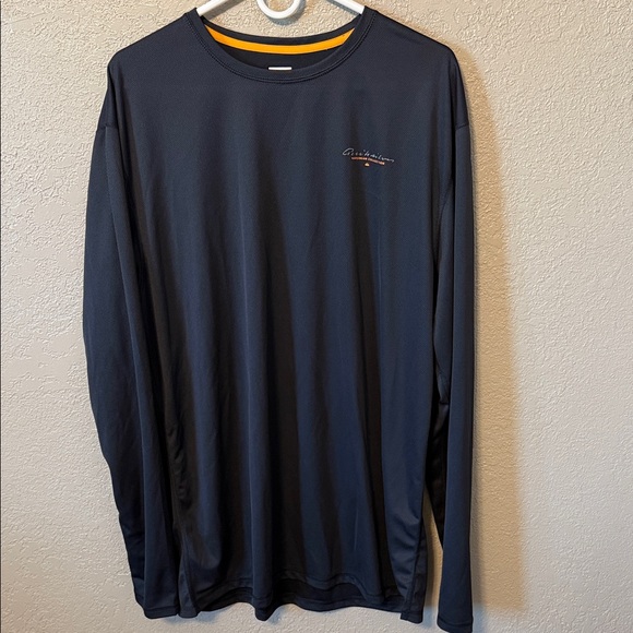 Quiksilver Other - Quiksilver Men’s Long-Sleeve Performance Tee - Black with Orange Trim size XXXL